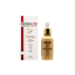 سرم حاوی 10 درصد نیاسینامید و زینک PCA مناسب پوستهای چرب و مستعد آکنه حجم 30 میل درمالاین