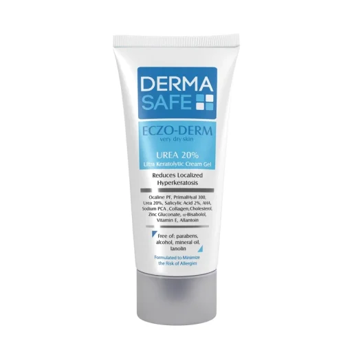 کرم ژل حاوی اوره 20 درصد مناسب پوستهای خشک و اگزمایی حجم 40 میل درماسیف