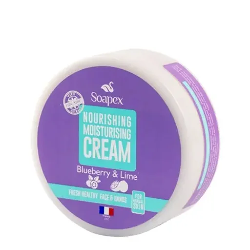 کرم مرطوبکننده دست و صورت حاوی بلوبری و لیمو حجم 220 میل سوپکس