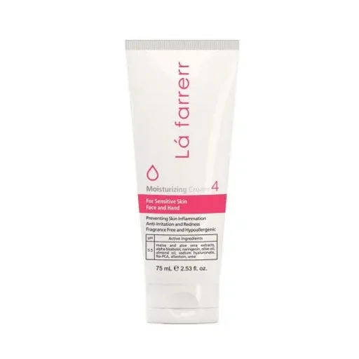 کرم مرطوبکننده دست و صورت مناسب پوستهای حساس حجم 75 میل لافارر
