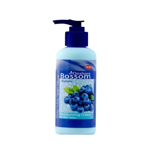 کرم آبرسان حاوی عصاره بلوبری حجم 250 میل بوسوم