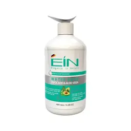 کرم آبرسان پمپی حاوی هیالورونیک اسید، آلوئه ورا و آووکادو حجم 400 میل ای آی ان