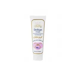 کرم مرطوب کننده دست و صورت تیوبی حجم 90 میل دلبان