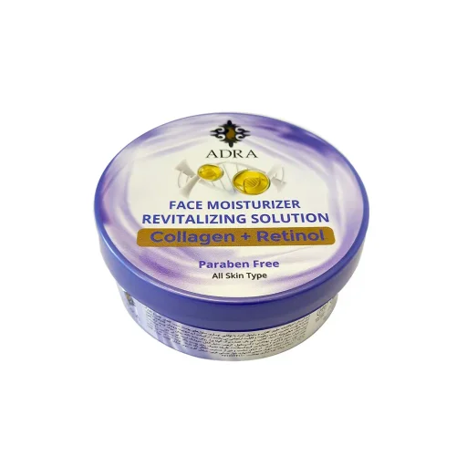 کرم دست و صورت آبرسان کاسهای حاوی کلاژن و رتینول حجم 200 میل آدرا