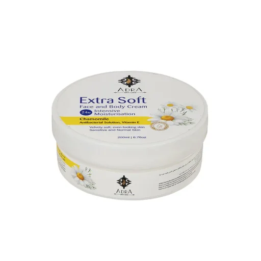 کرم دست و صورت کاسهای بابونه حجم 200 میل آدرا