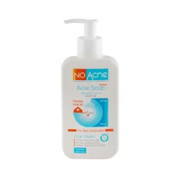 ژل اسکراب لایه بردار مدل ACNE SOLUTION مناسب پوست چرب و دارای جوش حجم 235 میل نو آکنه
