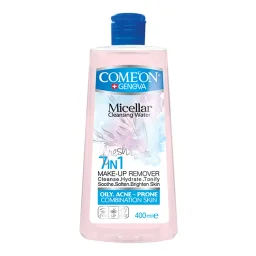 محلول آرایش پاککن مخصوص پوستهای چرب حجم 400 میل کامان