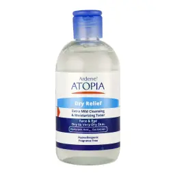 تونیک پاک کننده چشم و صورت مدل Dry Relief حجم 250 میل آردن آتوپیا