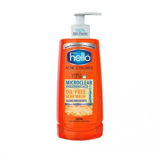 ژل شستشوی صورت مناسب پوست چرب و آکنه دار حجم 200 میل هلو فرش