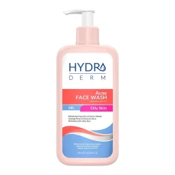 ژل شستشوی صورت پمپی مناسب پوستهای چرب و آکنهای حجم 350 میل هیدرودرم