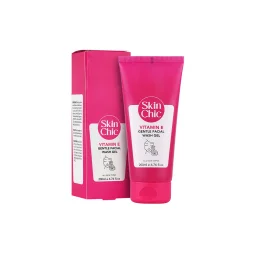 ژل شستشوی صورت حاوی ویتامین E مناسب انواع پوست حجم 200 میل اسکین شیک