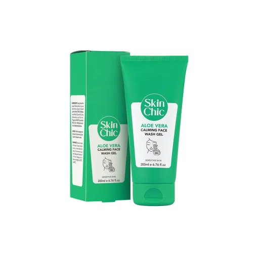 ژل شستشوی صورت حاوی آلوئهورا مناسب پوستهای حساس حجم 200 میل اسکین شیک