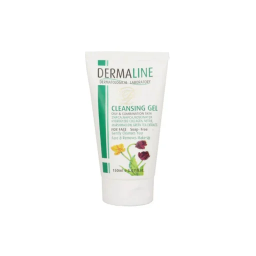 ژل شستشوی صورت مناسب پوستهای چرب و مختلط حجم 150 میل درمالاین