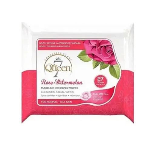 دستمال مرطوب آرایشی مناسب پوست نرمال و چرب بسته 27 برگ سون کویین