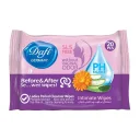 دستمال مرطوب بهداشتی بانوان 20 برگ دافی