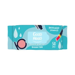 دستمال مرطوب آرایشی مدل MOISTURIZER VITAMIN B5 بسته 50 عددی گود مود