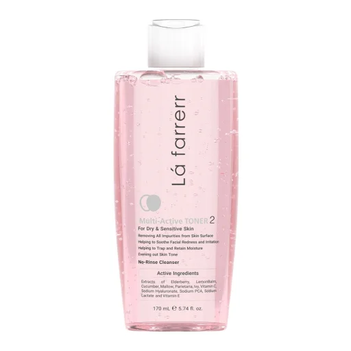 تونر مولتی اکتیو مناسب پوستهای خشک و حساس 2 حجم 170 میل لافارر