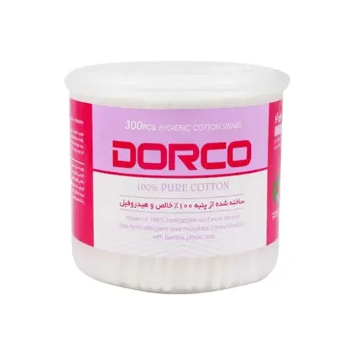 گوش پاککن گرد بسته 300 عددی دورکو