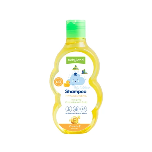 شامپو نرمکننده با ویتامین E حجم 200 میل بی بی لند