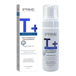 شامپو فوم +T پس از کاشت مو حجم 150 میل پرایم