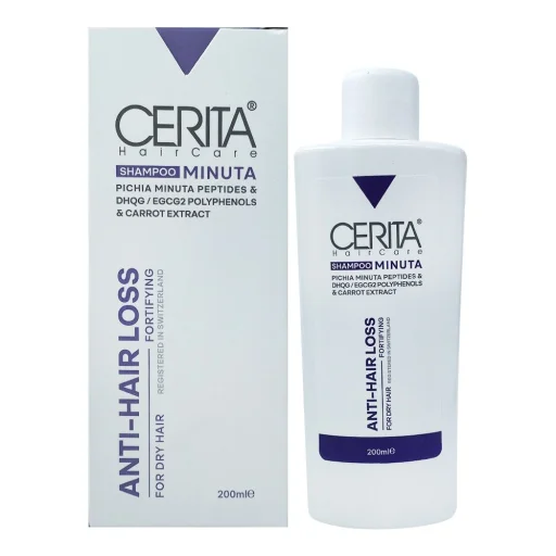 شامپو ضدریزش مینوتا مناسب موهای خشک حجم 200 میل سریتا