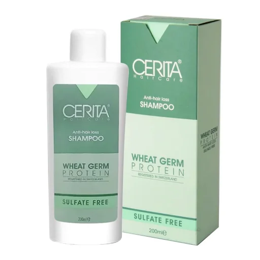 شامپو جوانه گندم فاقد سولفات حجم 200 میل سریتا