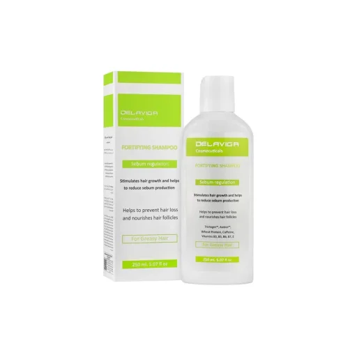 شامپو تقویتکننده مناسب موهای چرب حجم 250 میل دلاویگا