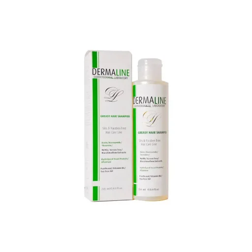 شامپو مناسب موهای چرب حجم 250 میل درمالاین