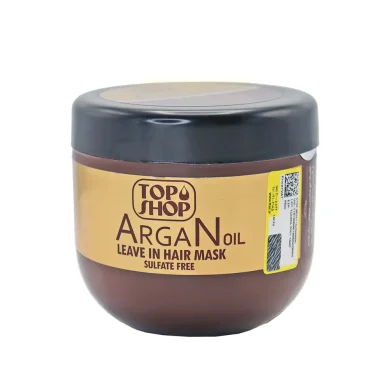 ماسک مو بدون آبکشی حاوی روغن آرگان حجم 500 میل تاپ شاپ