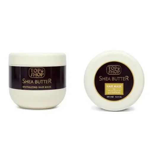 ماسک موی با آبکشی حاوی شی باتر حجم 500 میل تاپ شاپ