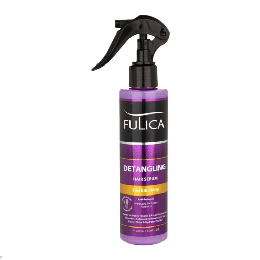 سرم براقکننده و بازکننده گره مو مدل Detangling حجم 200 میل فولیکا