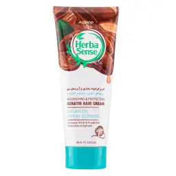 کرم مو کراتینه مغذی و آبرسان مناسب موهای آسیب دیده و شکننده حجم 100 میل آردن هرباسنس