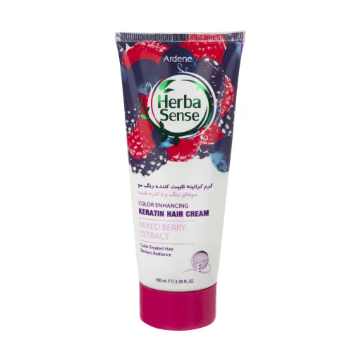 کرم کراتینه تثبیتکننده موهای رنگ و دکلرهشده حجم 100 میل آردن هرباسنس