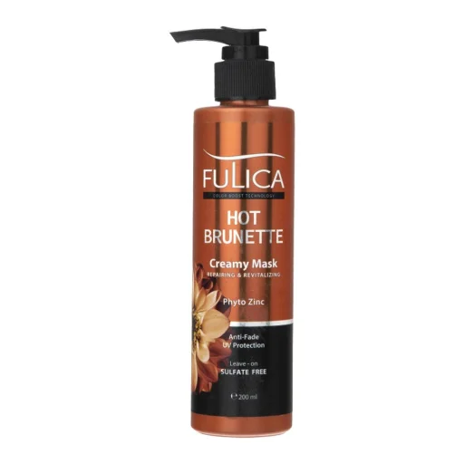 کرم پمپی تقویتکننده، ترمیمکننده و مغذی موهای قهوهای حجم 200 میل فولیکا