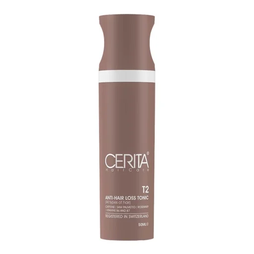 تونیک T2 ضدریزش مو کافئین حجم 50 میل سریتا