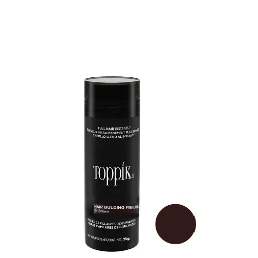 پودر پرپشتکننده مو کد 4 Brown مدل 25 گرم تاپیک