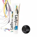 رنگ مو کد 0-1 رنگ مشکی حجم 100 میل لیدی کالر