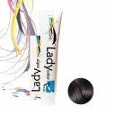 رنگ مو کد 0-2 رنگ قهوهای خیلی تیره حجم 100 میل لیدی کالر