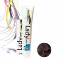 رنگ مو کد 35-5 رنگ قهوهای طلایی ماهاگونی روشن حجم 100 میل لیدی کالر