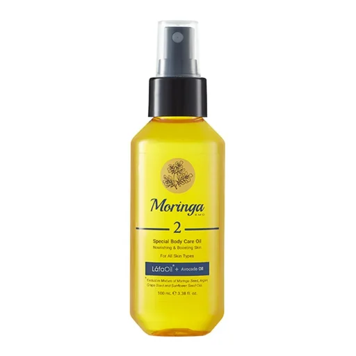 روغن مراقبت از بدن 2 مناسب انواع پوست حجم 100 میل مورینگا