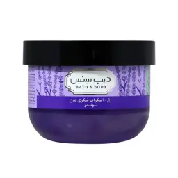 ژل اسکراب شکری بدن مدل لوندر حجم 250 میل دیپ سنس