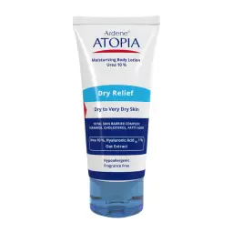 لوسیون مرطوب کننده قوی بدن مدل Dry Relief حاوی 10 درصد اوره حجم 200 میل آردن آتوپیا