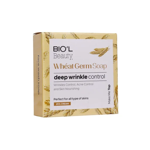 صابون آرایش پاککن جوانه گندم، ضدپیری پوست، پوستهای خشک 100 گرم بیول