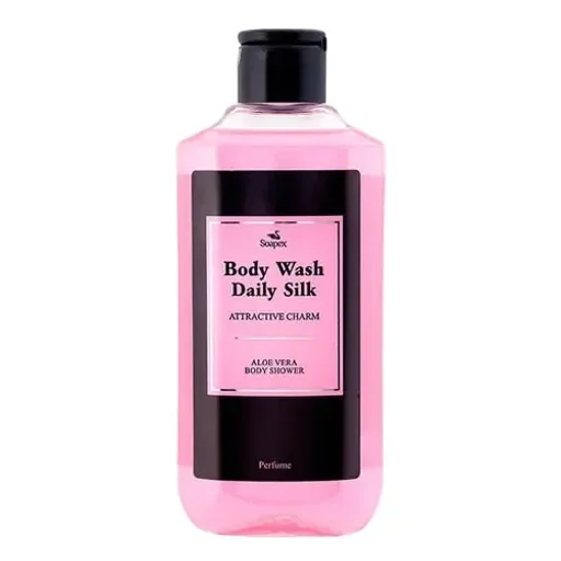 شامپو بدن روزانه حاوی آلوئهورا صورتی حجم 350 میل سوپکس