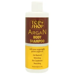 شامپو بدن حاوی آرگان حجم 500 میل تاپ شاپ