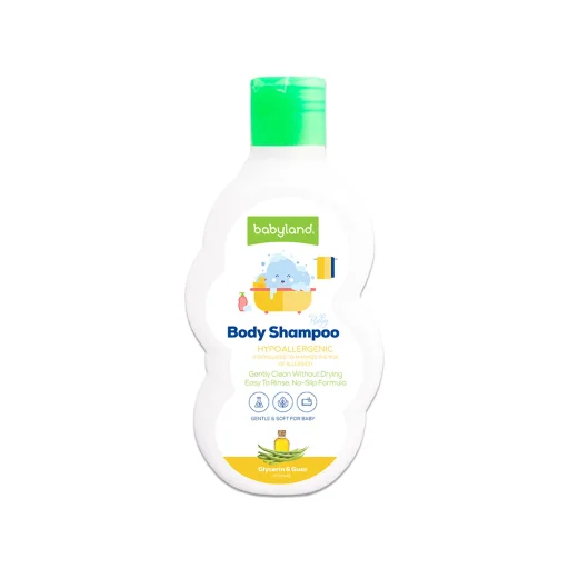 شامپو بدن با عصاره گلیسیرین وگوار حجم 200 میل بی بی لند