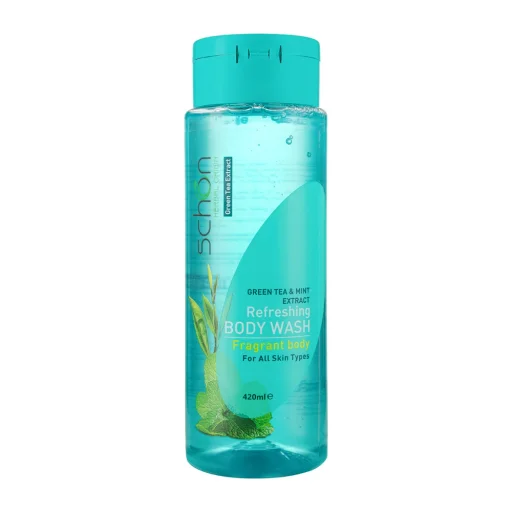 شامپو بدن چای سبز و نعنا حجم 420 میل شون