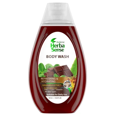 شامپو بدن شکلات مدل Refreshing And Hydrating حجم 400 میل آردن هرباسنس
