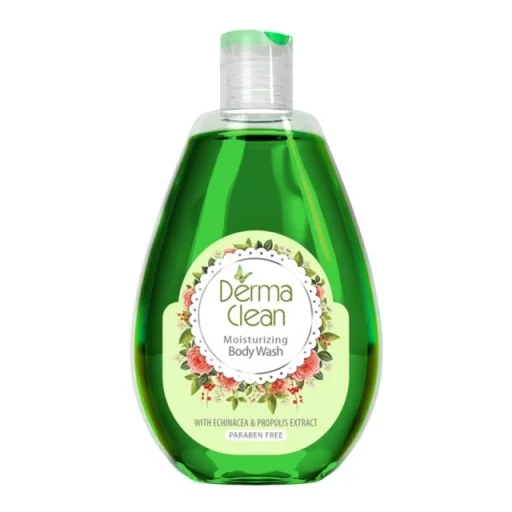 شامپو بدن مرطوبکننده حاوی عصاره اکیناسه و پروپولیس حجم 300 میل درماکلین