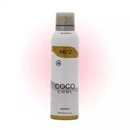 اسپری بدن زنانه مدل Chanel Coco حجم 200 میل می تو